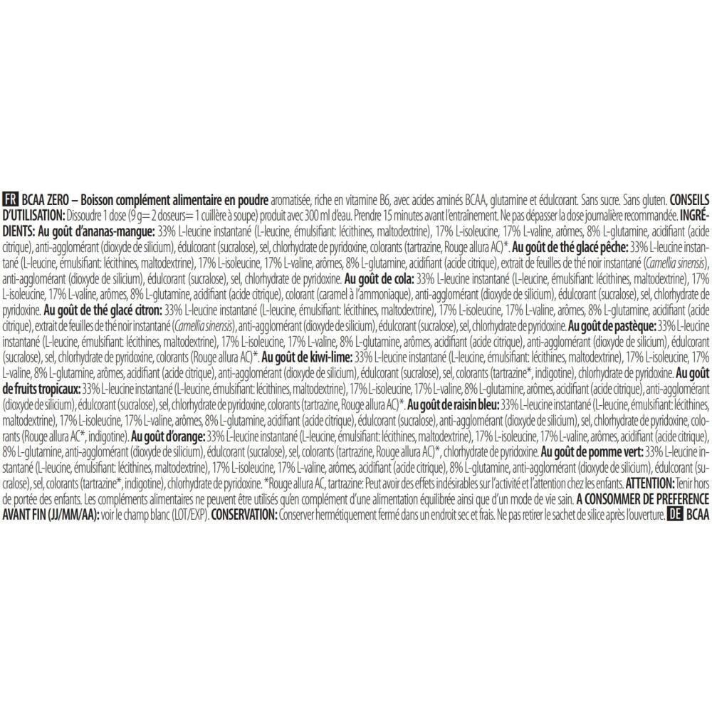 BioTechUSA BCAA Zero 360 gr 5/6