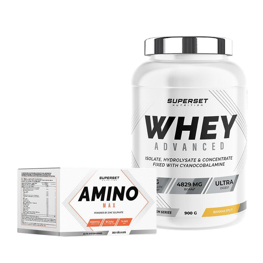 SUPERSET NUTRITION Beginnersprogramma voor droge spieren - Wei-eiwit - Aminozuren
