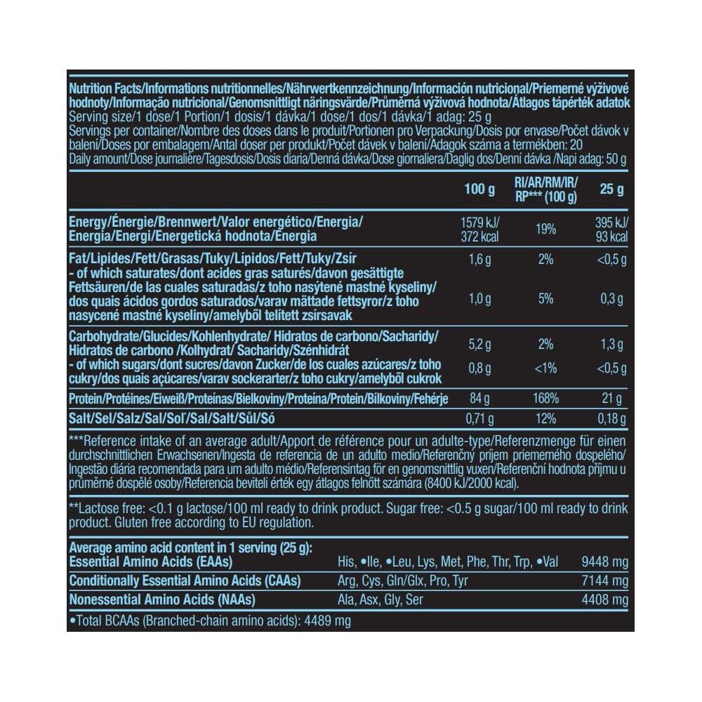 Wei-isolaat - Iso Whey Zero (500g) - Tiramisu 3/6