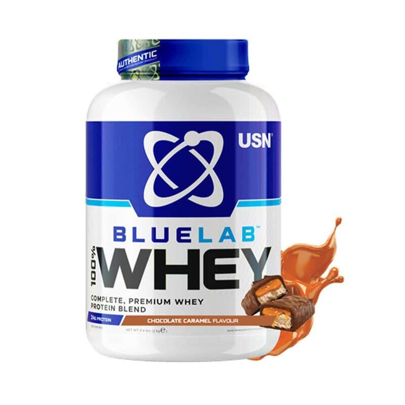 Whey Protéine | Blue Lab 100% Whey (908g) | Chocolat Caramel