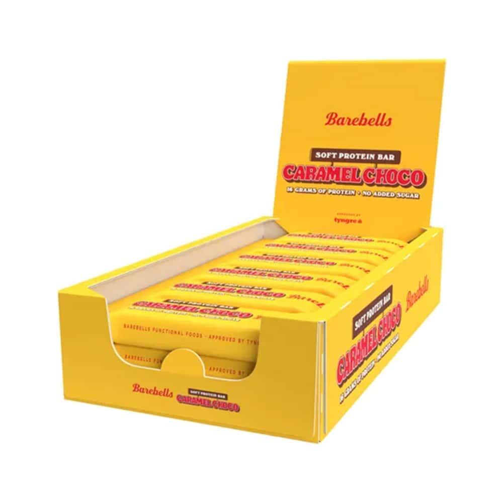 Barebells - Barres Protéinées | Boîte Soft Protein Bar (12x55g) | Chocolat Caramel - Barre Protéinée - Taille Unique - Decathlon