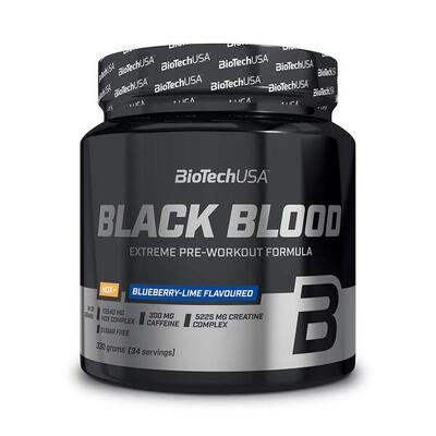 Pre-workout - zwart bloed nox+ (330g) - bosbessen & citroen