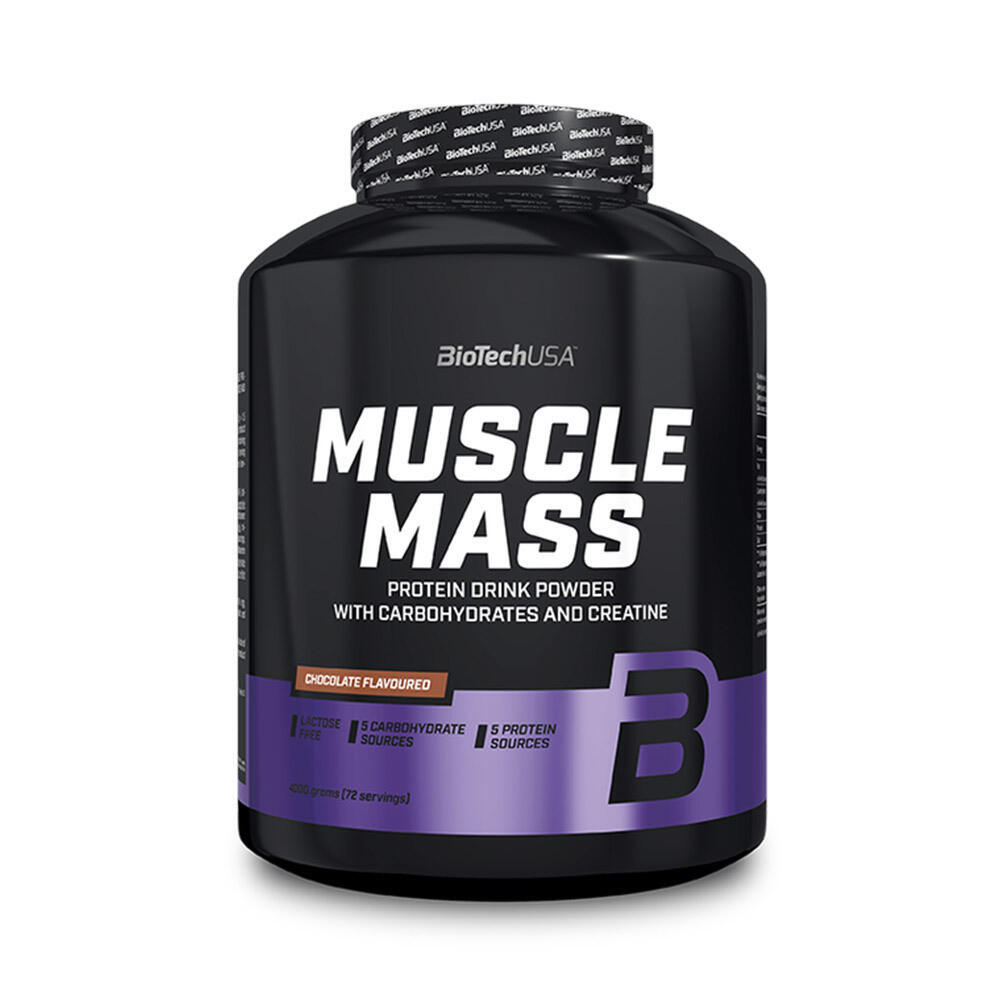 Biotechusa - Gainers | Muscle Mass (4kg) | Vanille - Gainer - Taille Unique - Decathlon