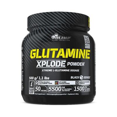 Glutamine - glutamine xplode poeder (500g) - citroen