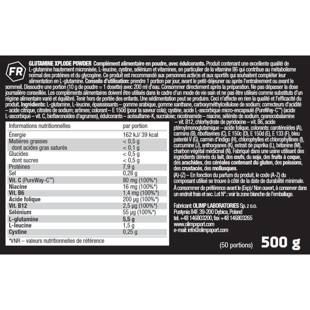 Glutamina - Glutamina Xplode En Polvo (500 G) - Piña 2/3