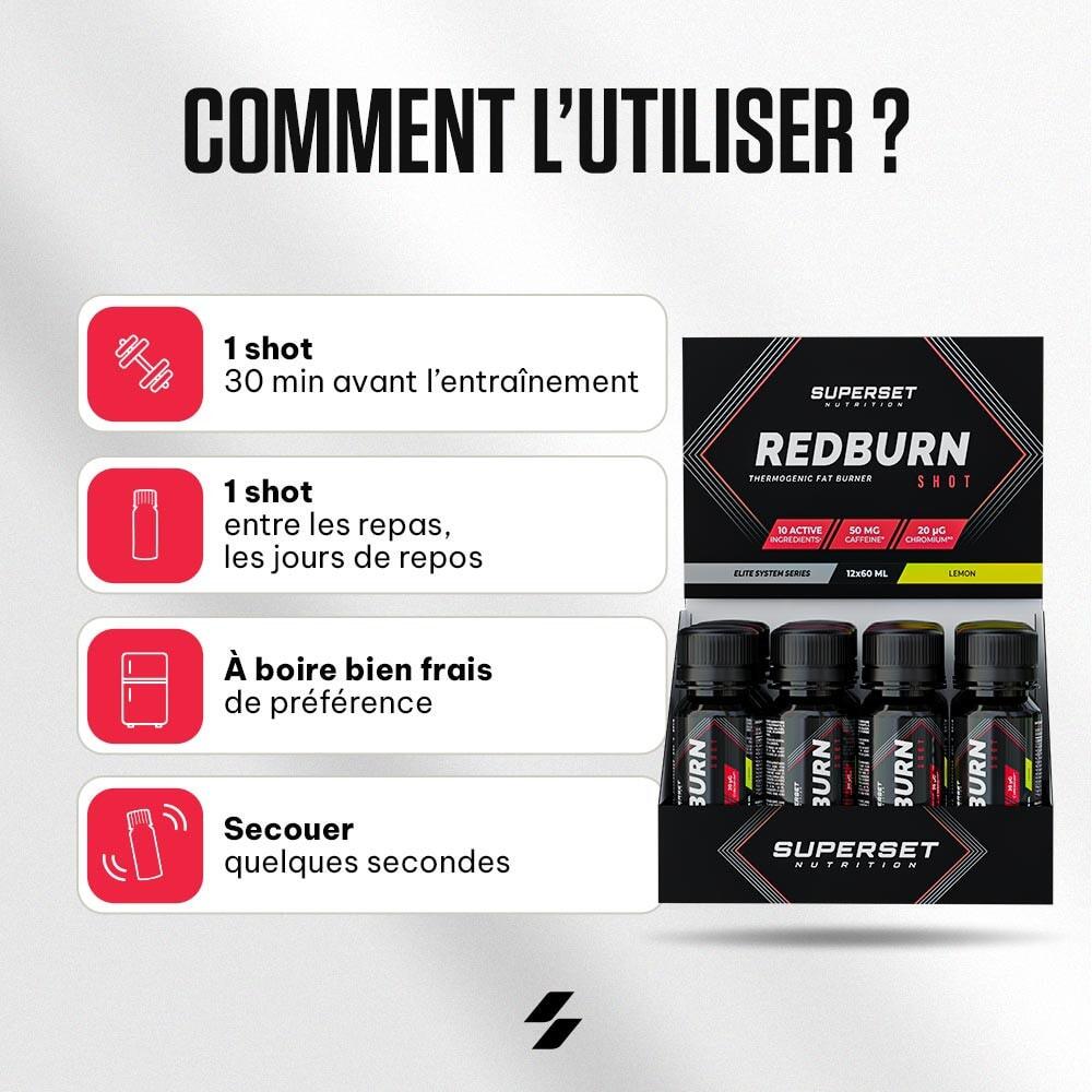 Brûleurs De Graisse | Redburn Shot (12x60ml) | Citron 3/7