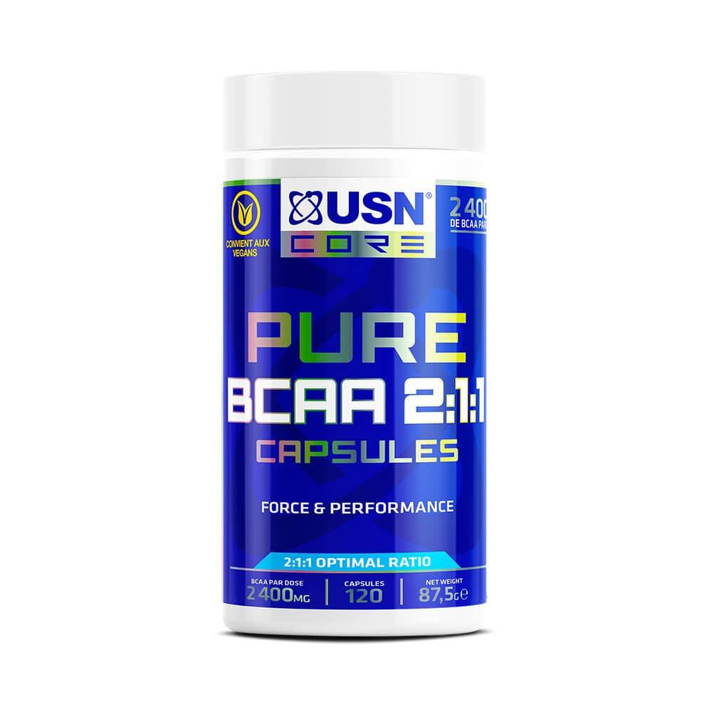 Usn - Bcaa | Pure Bcaa 2:1:1(120caps) - Bcaa - No Size - Decathlon