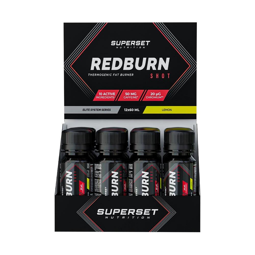 Superset Nutrition - Brûleurs De Graisse | Redburn Shot (12x60ml) | Citron - Caféine - No Size - Decathlon