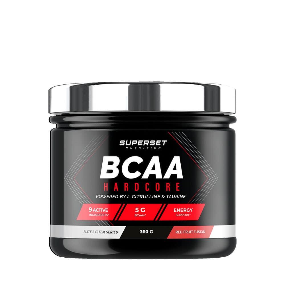 SUPERSET NUTRITION Bcaa - Bcaa Hardcore (360g) - Rood Fruit