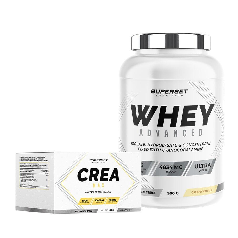 SUPERSET NUTRITION Geavanceerd programma voor droge spieropbouw - wei-eiwit - creatine