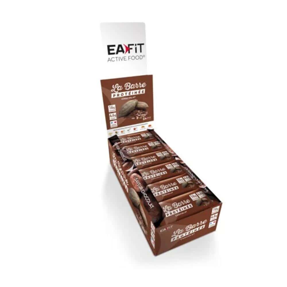 Eafit - Barres Protéinées | La Barre Protéinée (24x46g) | Chocolat - Barre Protéinée - Decathlon