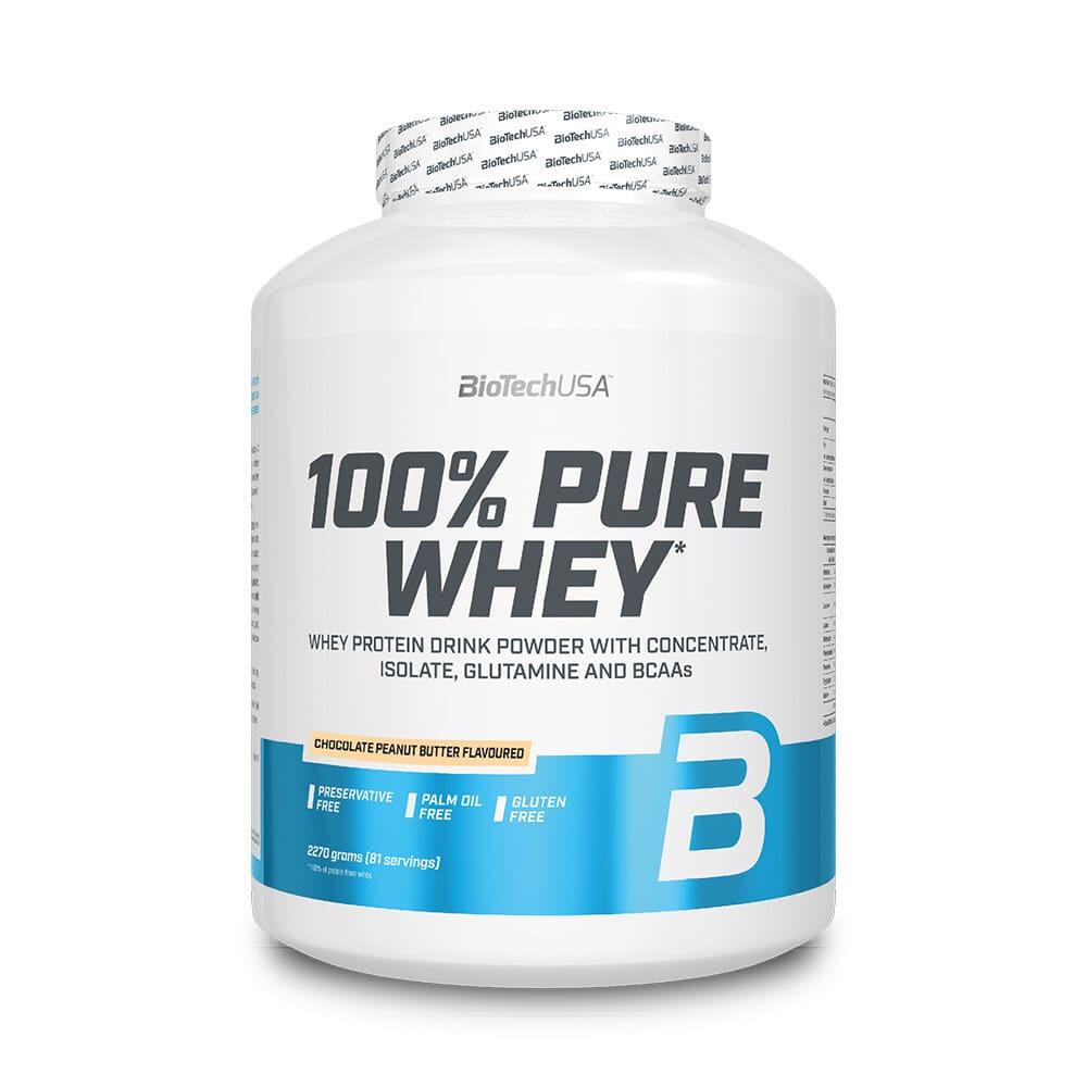 Biotechusa - Whey Protéine | 100% Pure Whey (2,27kg) | Chocolate Peanut Butter - Whey Protéine - Taille Unique - Decathlon