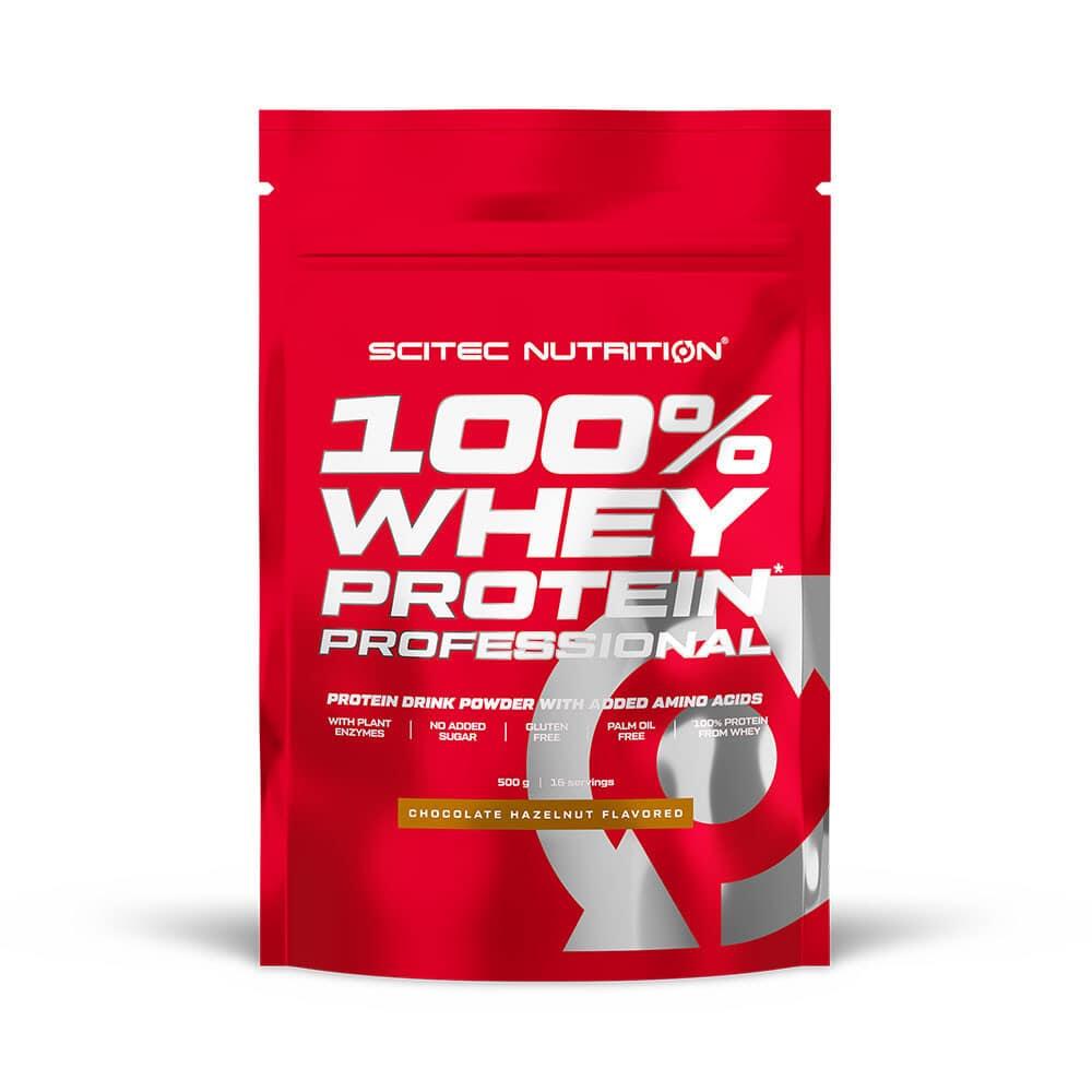 Scitec Nutrition - Whey Protéine | 100% Whey Professional (500g) | Chocolat Noisette - Whey Protéine - 500 G - Decathlon