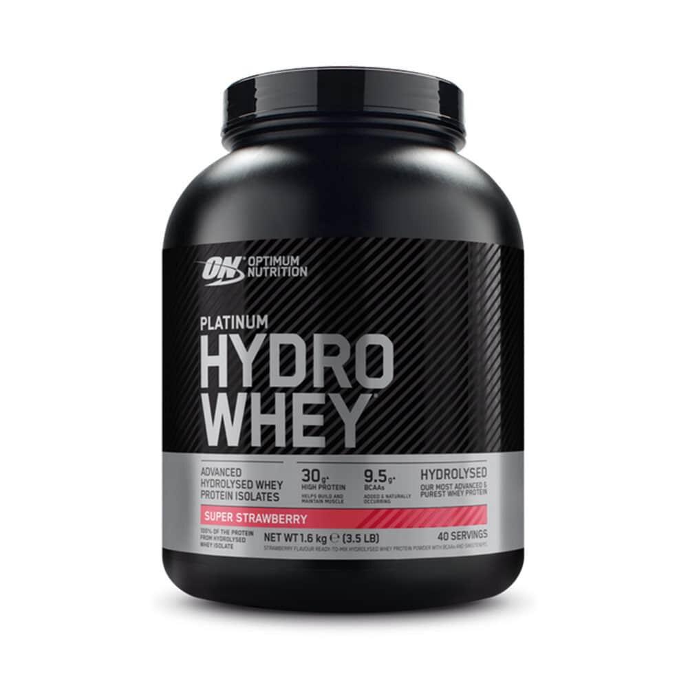Newplatinum hydro whey - 3,5 lbs (1,59 kg) morango da optimum nutrition