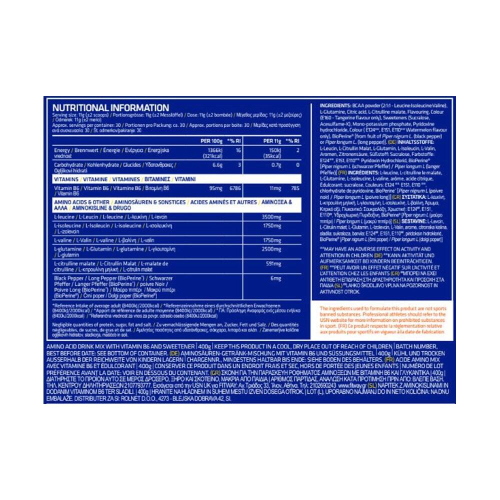 Bcaa - Bcaa Power Punch (400g) - Mandarijn 2/3