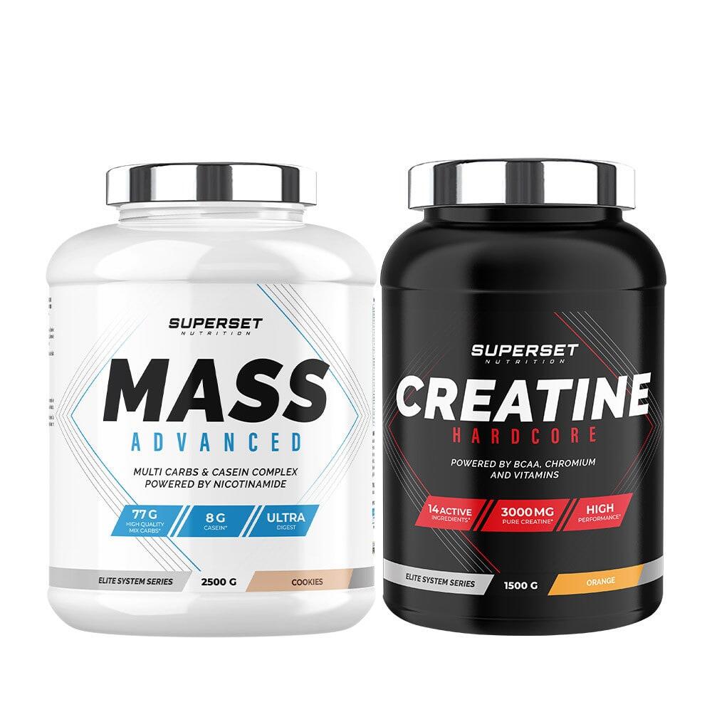 Superset Nutrition - Programme Prise De Masse Avancé | Gainer | Créatine - Whey Protéine - No Size - Decathlon