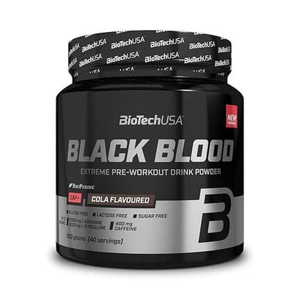 Pre-workout - Zwart Bloed Caf + (300g) - Blauwe Druiven