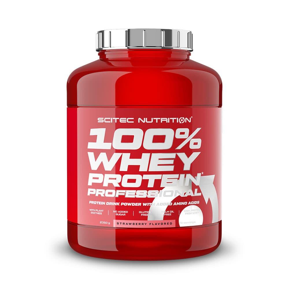 SCITEC NUTRITION 100% Whey Protein Professional - 2350g Nueva Fresa da Scitec Nutrition
