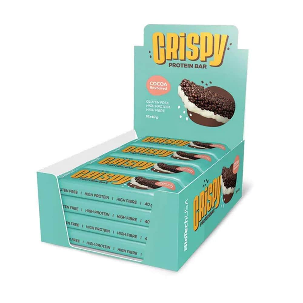 Biotechusa - Barres Protéinées | Boîte Crispy Protein Bar (16x40g) - Barre Protéinée - Decathlon