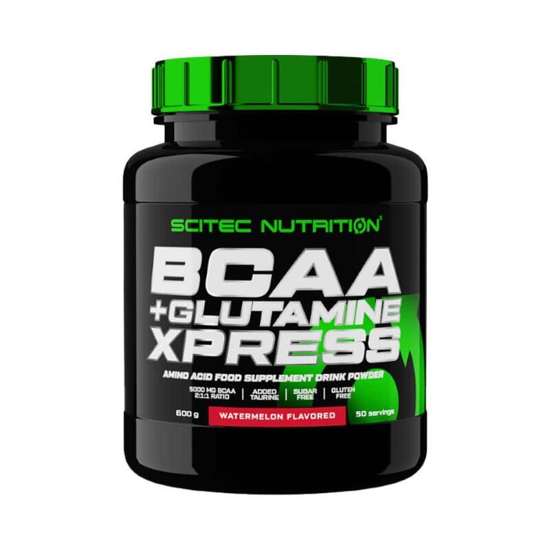 BCAA + Glutamina Xpress - 600 g Melância da Scitec Nutrition PROMOÇÃO                      3 cores disponíveis
 39,90€ 48,90€ -18%    * 28/05/2025 até rutura de stock  Preço por quantidade 57,00€kg SCITEC NUTRITION BCAA + Glutamina Xpress - 600 g Melância da Scitec NutritionVendido e expedido por: FitnessZone    