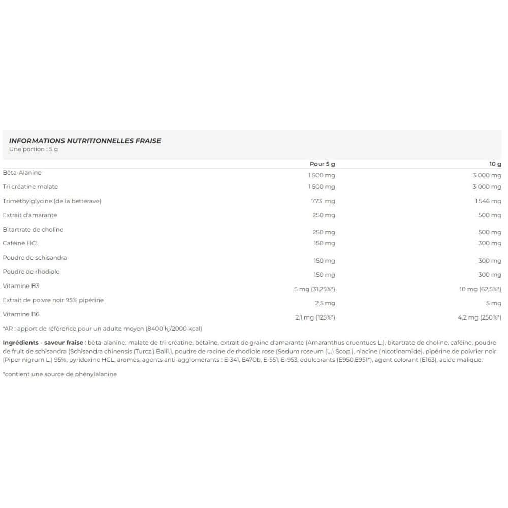 Pre-workout - Fucked Up Pre-workout (300g) - Aardbei 2/2