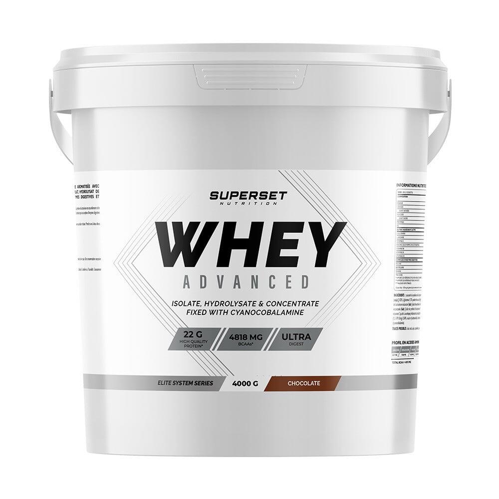 SUPERSET NUTRITION Wei-eiwit - 100% Wei-eiwit Advanced (4kg) - Chocolade