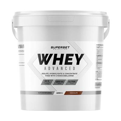 Wei-eiwit - 100% whey proteine advanced (4kg) - nutella