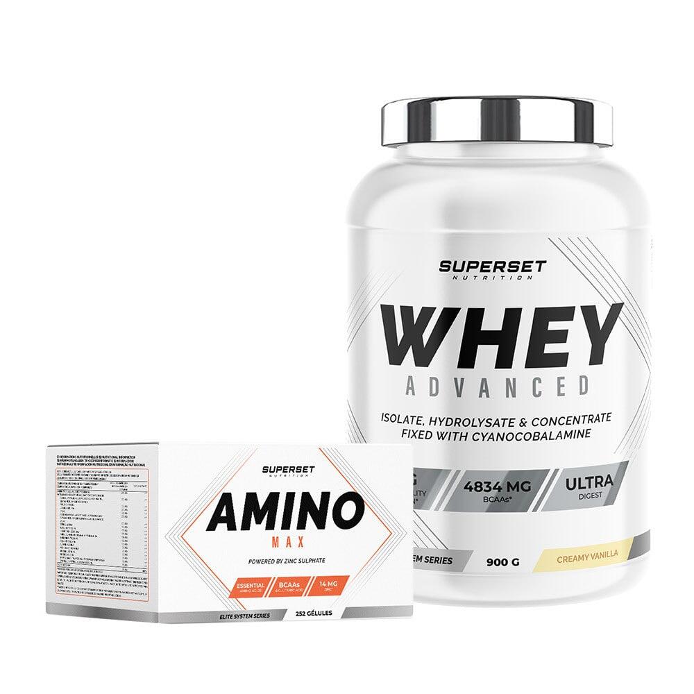 SUPERSET NUTRITION Beginnersprogramma voor droge spieren - Wei-eiwit - Aminozuren