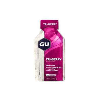 Energiegels - gu energy gel (1 x 32g) - rood fruit