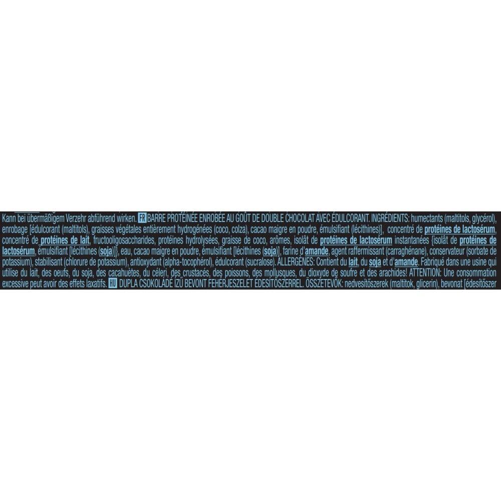 Eiwitrepen - Blik Chocoladerepen Pro (20x50g) - Dubbele Chocolade 4/5