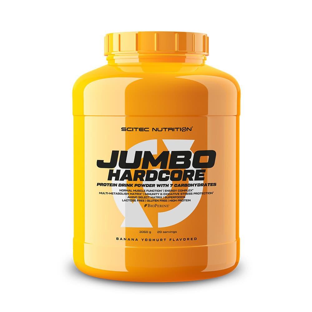 SCITEC NUTRITION Gainers | JUMBO HARDCORE (3.06kg) | Iogurte de banana
