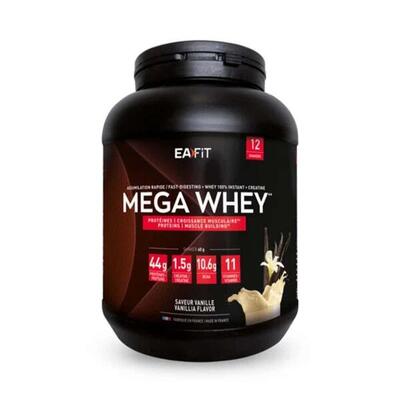 Wei-eiwit - mega wei (750g) - vanille