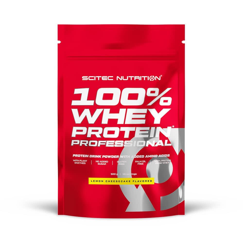 Scitec Nutrition - Whey Protéine | 100% Whey Professional (500g) | Cheesecake Citron - Whey Protéine - 500 G - Decathlon