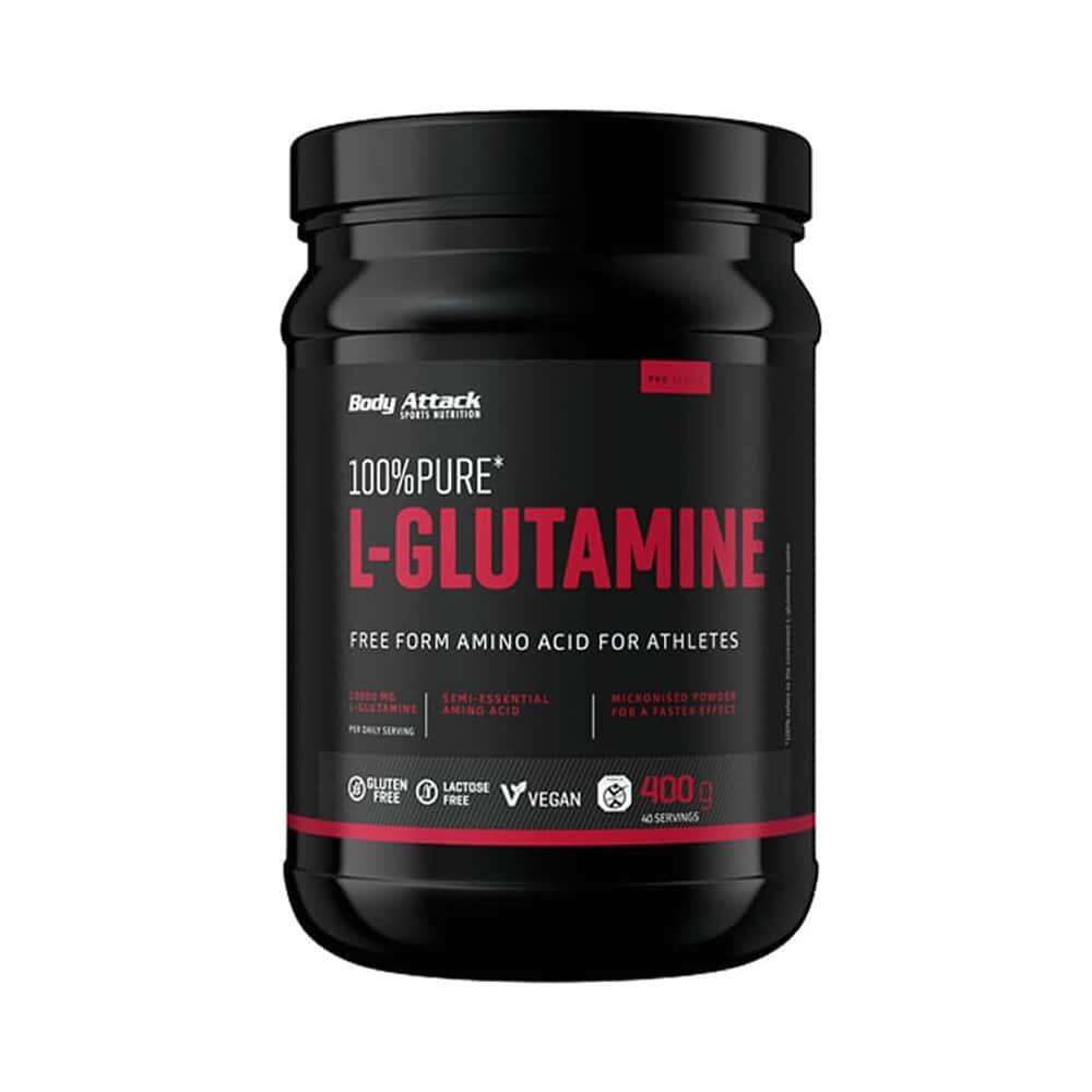 BODY ATTACK Glutamine - 100% Pure L-glutamine (400g)