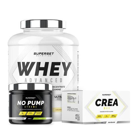 Programme Prise de Muscle Sec Confirmé | Whey Protéine | Créatine | Pré-workout