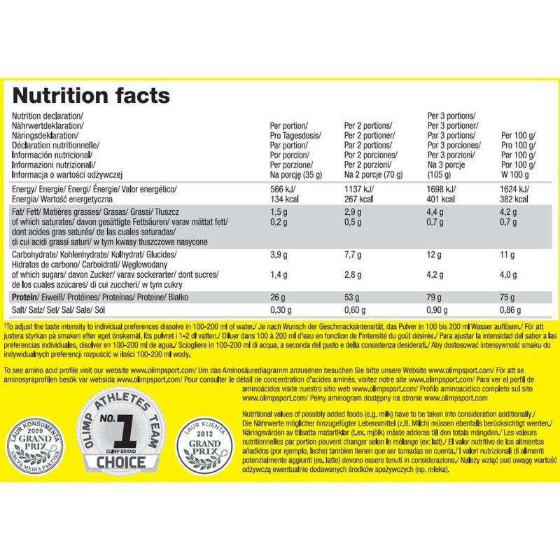 Odżywka białkowa Olimp Whey Protein Complex 100% - 1800 g Truskawka