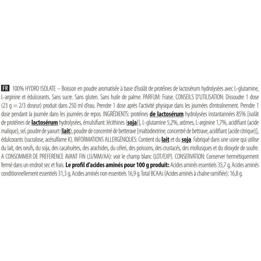 Whey Hydrolysée | 100% Hydro Isolate (2kg) | Fraise 2/5