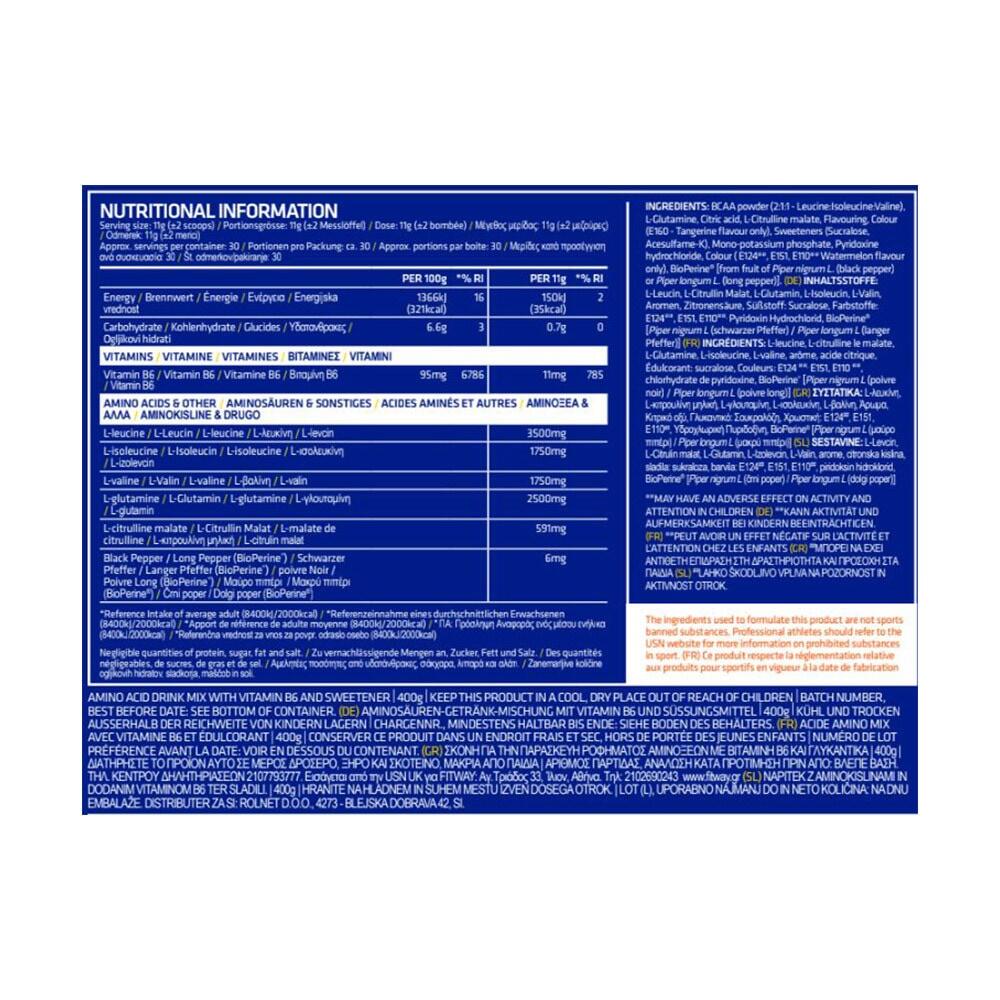 Bcaa - Bcaa Power Punch (400g) - Watermeloen 2/4