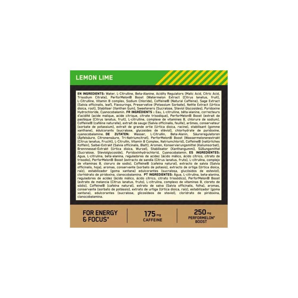 Pre-workout en shot - Gold Standard Pre-Workout Shot - Citron et Citron Vert 4/4