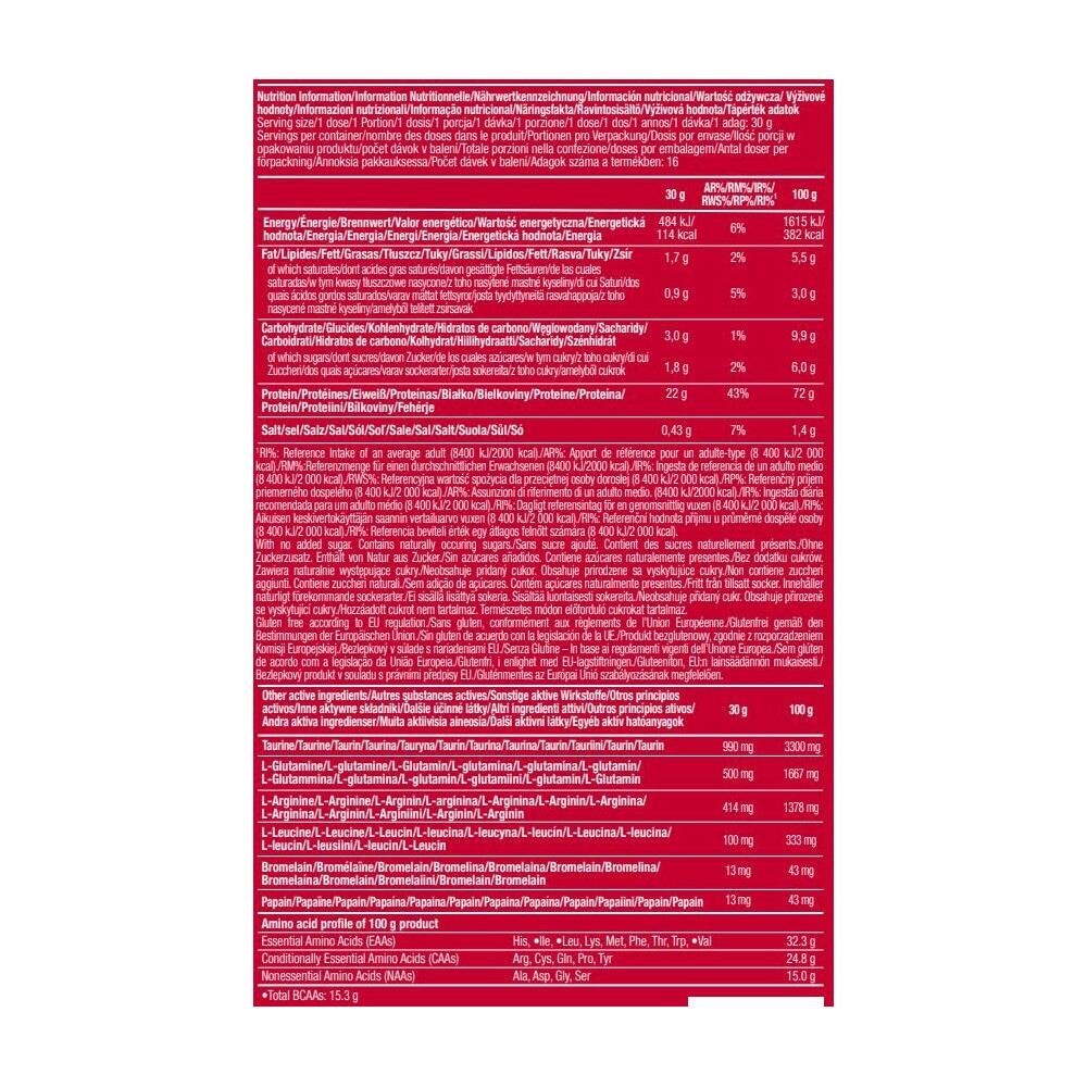 Wei-eiwit - 100% Wei Professioneel (500g) - Aardbei 2/6