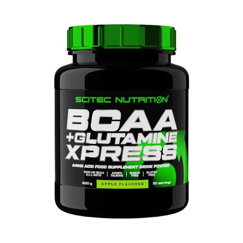 BCAA + Glutamina Xpress - 600 g Maçã da Scitec Nutrition PROMOÇÃO                             4 cores disponíveis
 39,90€ 48,90€ -18%    * 18/06/2025 até rutura de stock  Preço por quantidade 57,00€kg SCITEC NUTRITION BCAA + Glutamina Xpress - 600 g Maçã da Scitec NutritionVendido e expedido por: FitnessZone    