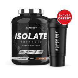 Zero Isolate Advanced (1,8kg) Chocolat - Shaker Offert -