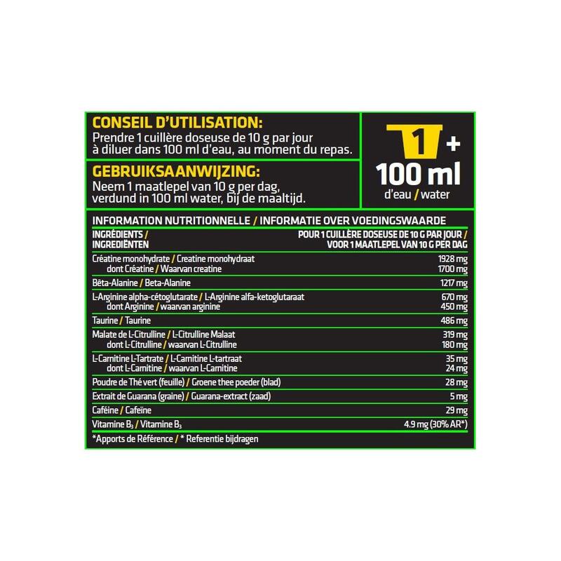 Preworkout | Qhush Pre-workout (315g) | Forest Fruit