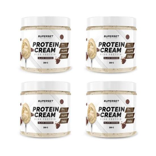 PROTEIN CREAM (4X250G) Black cookies