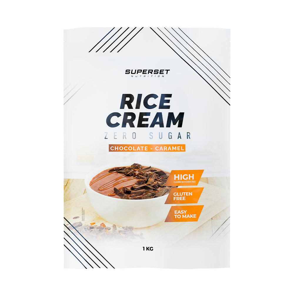SUPERSET NUTRITION Rijstcrèmes - Rijstcrème (1kg) - Karamel Chocolade