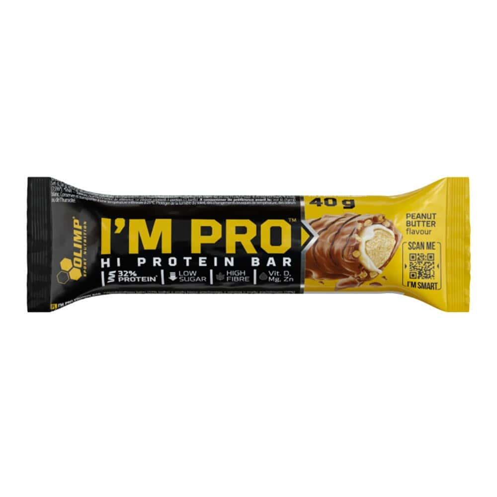 Barrita De Proteínas I'm Pro (15x40g) - Mantequilla De Cacahuete 2/3
