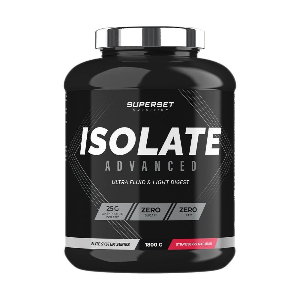 SUPERSET NUTRITION Wei-isolaat - Zero Isolate Advanced (1,8kg) - Aardbei Macaroon