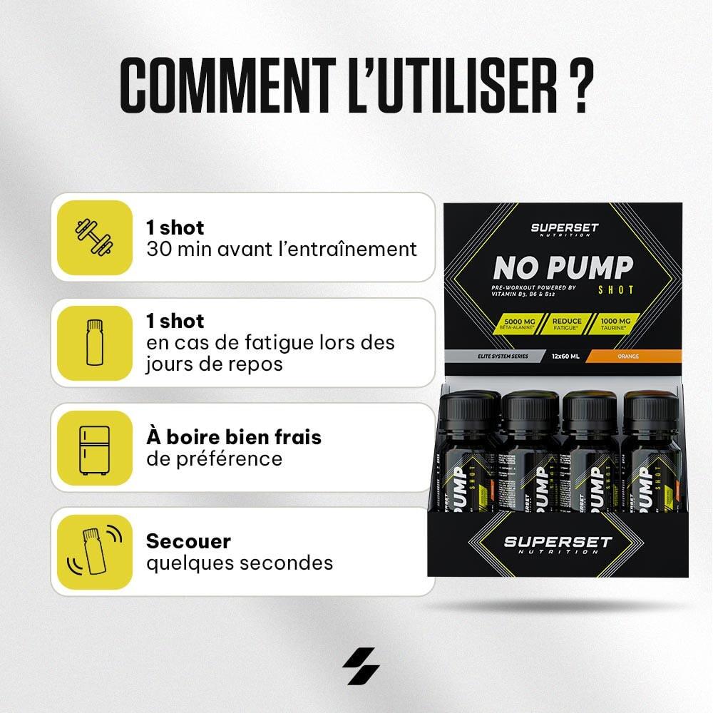Pre-entrenamiento - No Pump Shot (12x60ml) - Naranja 3/7
