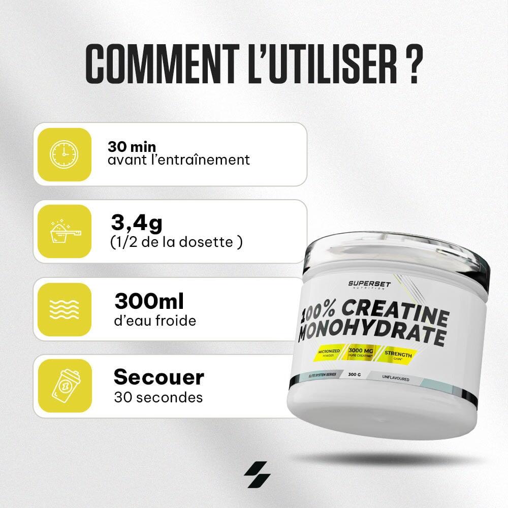 Créatines | 100% Creatine Monohydrate (300g) 3/5