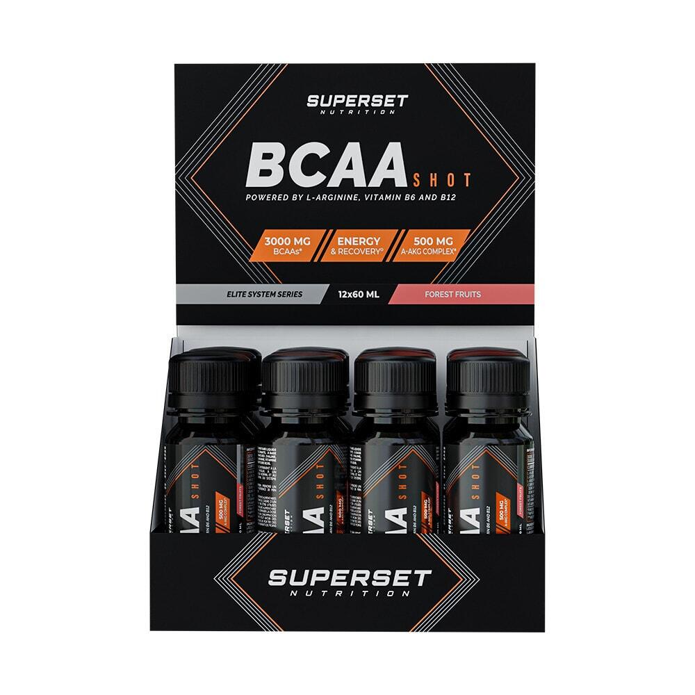 SUPERSET NUTRITION Bcaa - Bcaa Shot (12x60ml) - Bosvruchten